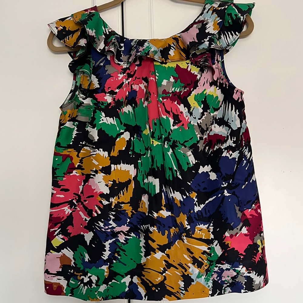 J. Crew 100% silk top, size 4.